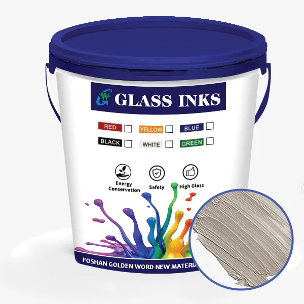 Skreytt bolli rispu-þolið glerblek við lágt hitastig